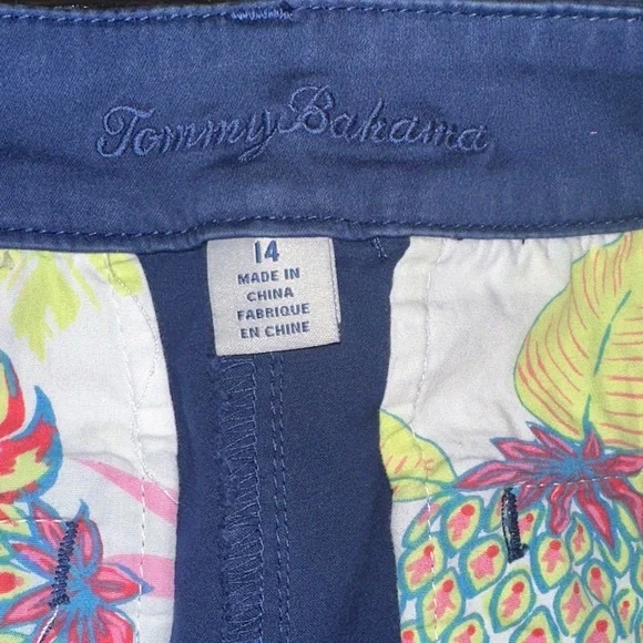 Tommy Bahama Navy Blue Casual Shorts - Picture 4 of 6